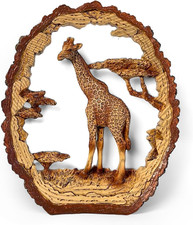 Giraffe in Holzoptik