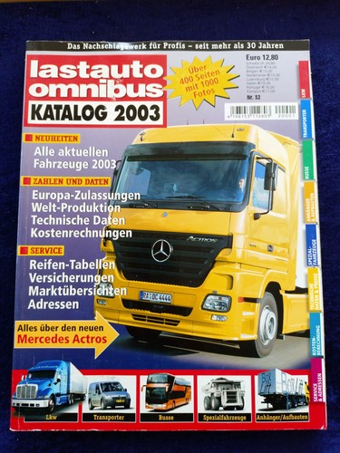 Lastauto omnibus katalog 2003 - omnibus,