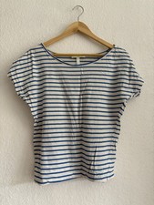 Adidas Neo - T-Shirt - weiß blau gestreift - S