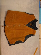 herren weste braun leder