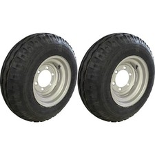 2x Komplettrad 10.0/75-15.3 AW Profil 10PR, 6-Loch, LK 205, ML 161, Räder