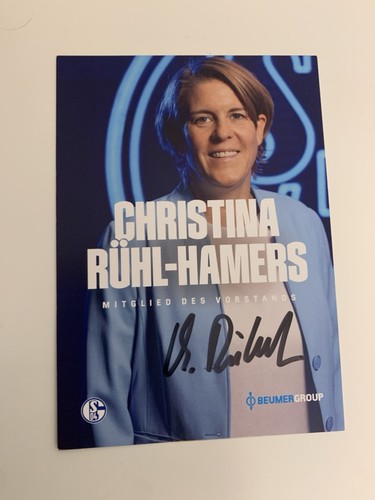Autogrammkarte von christina - von,
