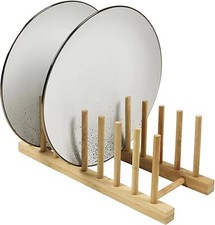 TELLERSTÄNDER 8 Teller Bambus