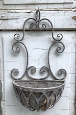 Shabby Wandkasten Wandkorb