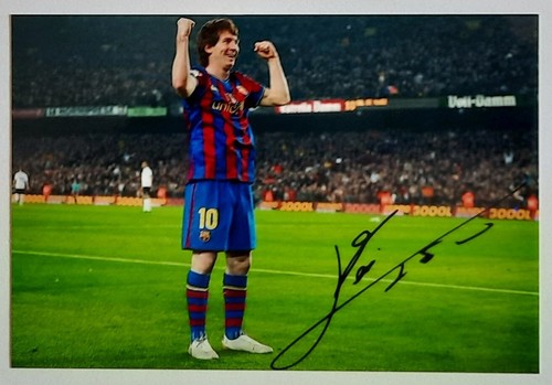 Lionel messi autogrammfoto - autogrammfoto, *