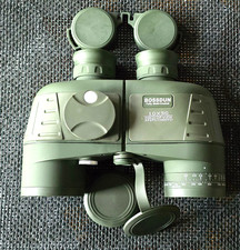 BossDun HD 10x50 Marine-Fernglas mit eingebautem Kompass und Entfernungsmesser