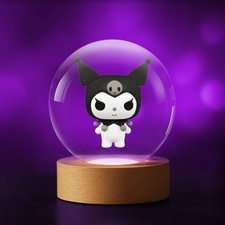 3D-Kristallkugel Hello Kitty