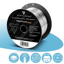 STAHLWERK FLUX Edelstahl Fülldraht E308LFC 0,8 mm 0,45 kg Drahtrolle Drahtspule
