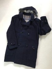 Lodenmantel Valentino Italien Herren dunkelblau Vintage