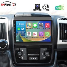 DAB+Autoradio Für Fiat Ducato Peugeot Boxer Citroen Jumper Android15 GPS Carplay