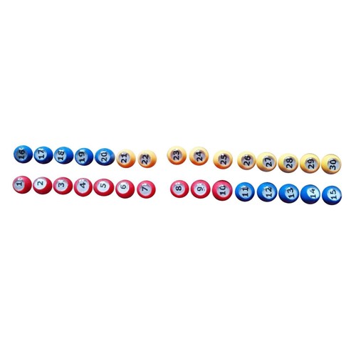30x bingokugel mit - 30x,