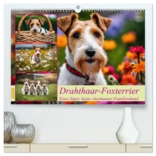 Drahthaar-Foxterrier (hochwertiger Premium Wandkalender 2026 DIN A2 quer),...