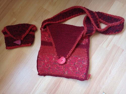 Handtasche selber gestrickt