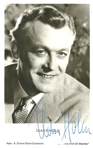 Claus holm original - holm, autogramm