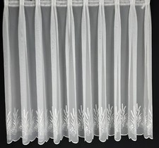 Gardine Stores Weiß Meterware