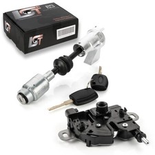 Motorhaubenschloß Satz Schließzylinder mit Schlüssel für Ford Focus II C-Max