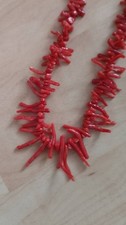 Vintage Korallenkette Aus