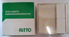 Ritto TwinBus 4752/02 2-fach Tastenmodul+Modulträger Portier weiss neuwertig TOP