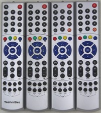 4 Technisat Fernbedienungen -