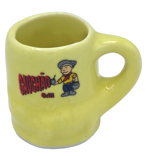 Vtg mini mug gaucho - mug, grill