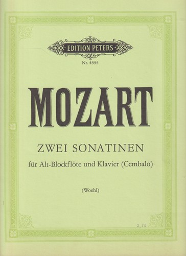 Noten mozart zwei sonaten - -,