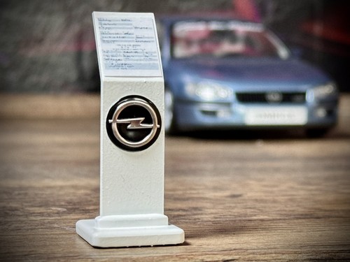 Opel verkaufsschild - 1:18,