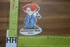 Alter Aufkleber Mode Kleidung Fashion Jeans Jackets MARSHAL Schleuder-Willi