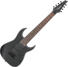 B-WARE Ibanez RG8EX-BKF Black Flat 8-Saiter E-Gitarre Wizard II Jatoba Humbucker