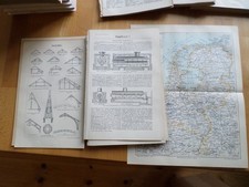 Meyers Konversationslexikon Lithografien