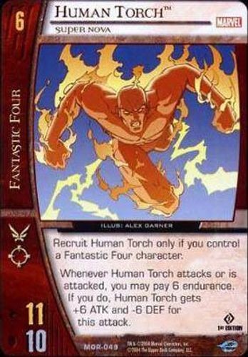 Human torch super - torch,, nova