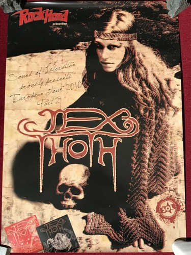 Jex thoth 2010 konzertplakat - thoth,