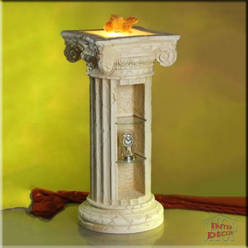Dekosäule säule regal - dekosäule, cd