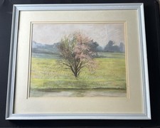 Original signiertes Pastell