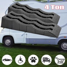 1 Paar Auffahrrampen 2 Tonnen bis Hebebühne Kunststoff KFZ PKW Rampe Auto