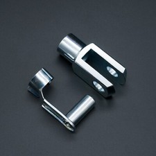 1x M6 6x24 Gabelkopf verzinkt