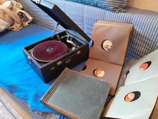 grammophon mit 65 st. platten