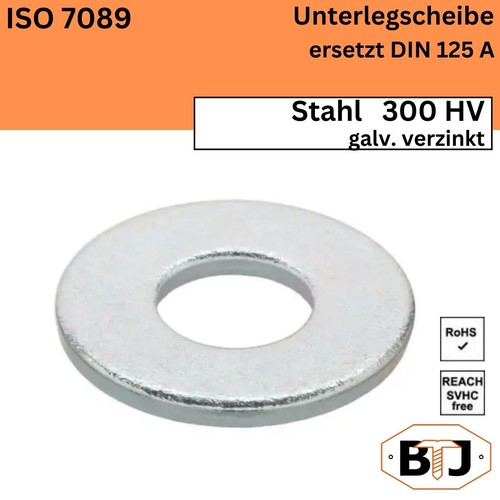 Iso 7089 scheiben stahl gal - 7089,