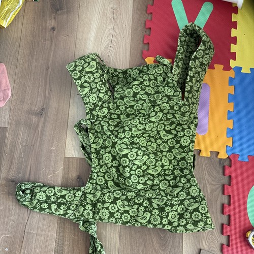 Babytrage grün vögel - babytrage,