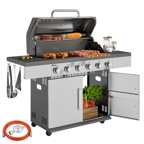 Gasgrill 8500btu grillwagen - 8500btu,
