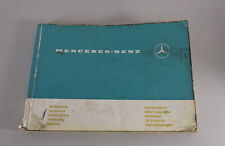 Betriebsanleitung Mercedes Benz Harburger Transporter L 206 306 D OM615 von 1973