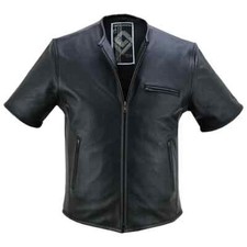 Motorrad Leder Kutte Biker