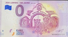 Geldschein 0 Euro Zoo Zeichnung Leipziger Schule Pyrolyse Zig 140 Jahre BRD 2018