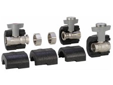 Bee Pumpenkugelhahn Set 1 Zoll mit/ohne Schwerkraftbremse Thermometer Isolierung