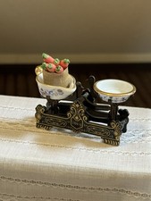 Puppenstubenmöbel 1/12 Reutter Porzellan Waage selten