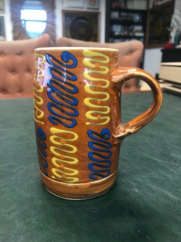 Keramik bierkrug handarbeit - bierkrug,
