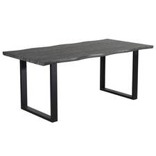 Esstisch holzoptik grau - -,