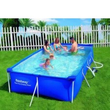 Bestway Swimmingpool Aufstellpool Pool Gartenpool Set 4x2m rechteckig