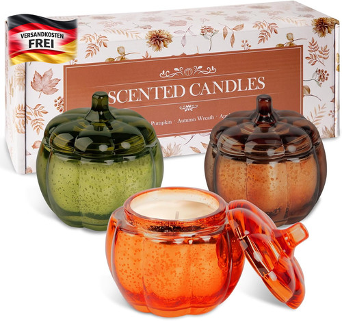 Herbst duftkerzen set - set, 3