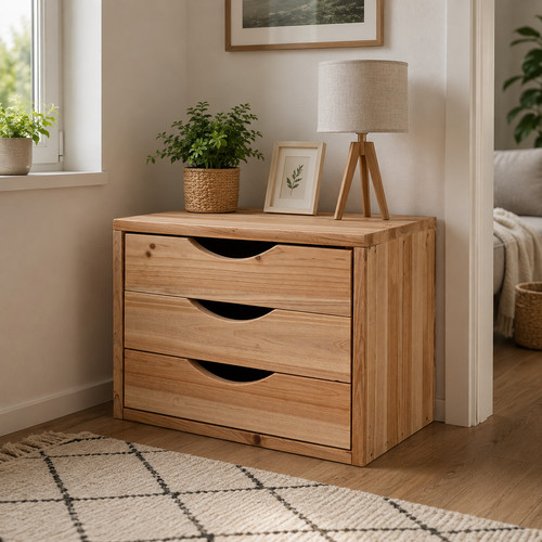 Schubladenbox holz kommode - schubladenbox,