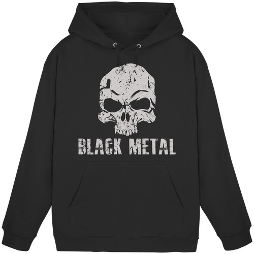Totenkopf black metal hoodie - totenkopf,